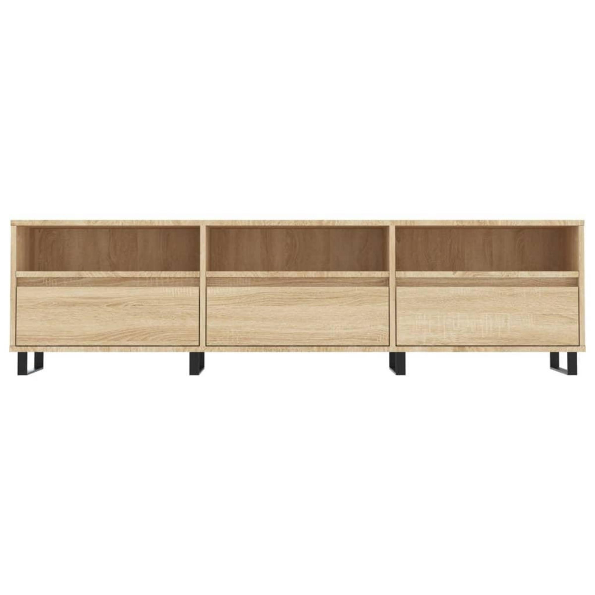 VIDAXL Meuble TV chene sonoma 150x30x44,5 cm bois d'ingenierie