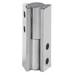 CENTRALE BRICO Lot de 2 paumelles laiton pour meuble HETTICH, L.40 x l.10 mm