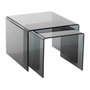 Voir la diapositive 3 : Paris Prix Lot de 2 Tables Gigognes  Magda  65cm Noir