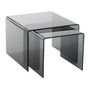 Voir la diapositive 3 : Paris Prix Lot de 2 Tables Gigognes  Magda  65cm Noir