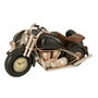 Voir la diapositive 1 : Paris Prix Moto Déco en Métal  Antique  26cm Noir