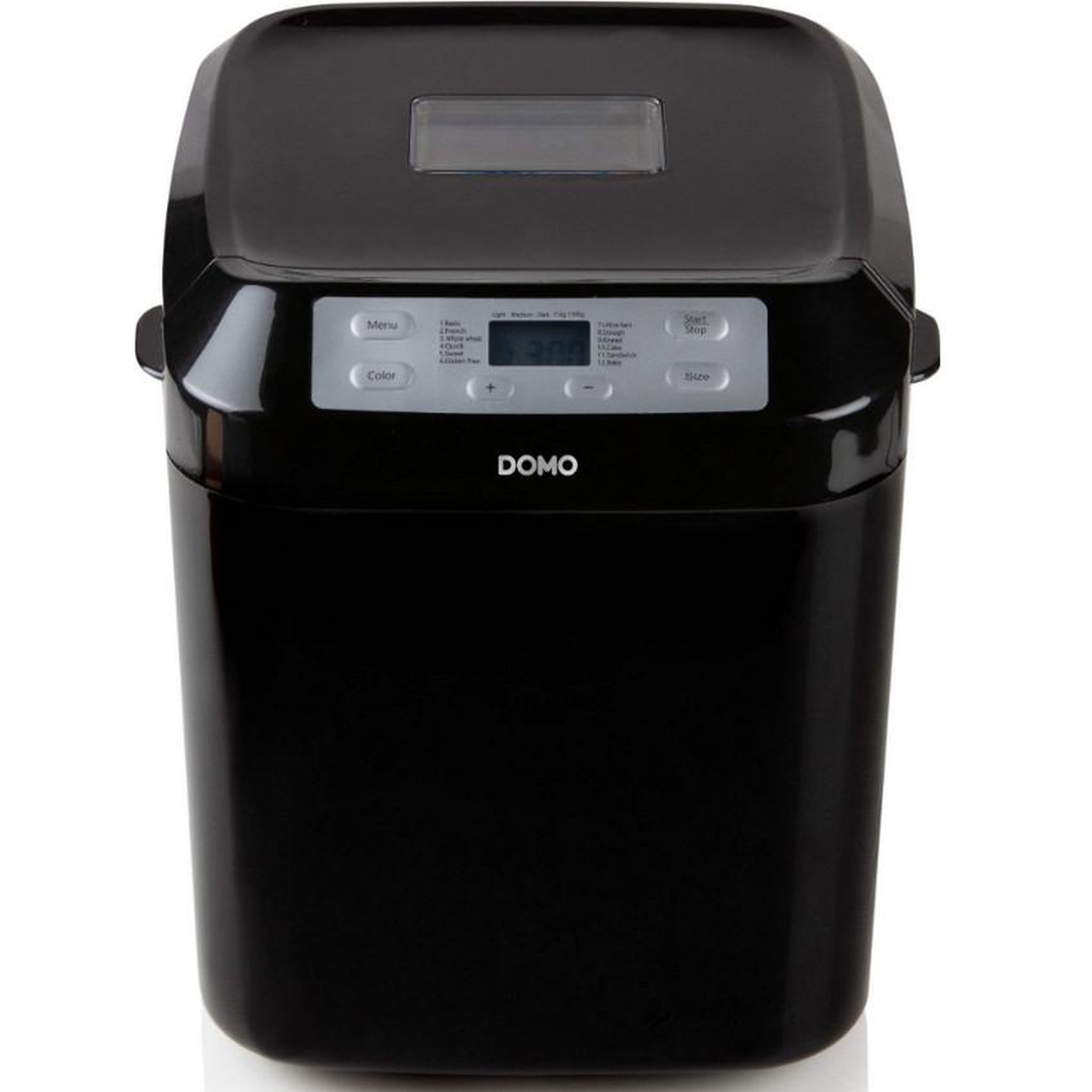 Voir la diapositive 3 : Domo Machine à pain 1kg 550w noir - b3974