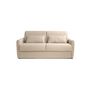 Voir la diapositive 6 : LISA DESIGN Ari - canapé 3 places convertible express couchage quotidien 140 cm matelas 12 cm en tissu