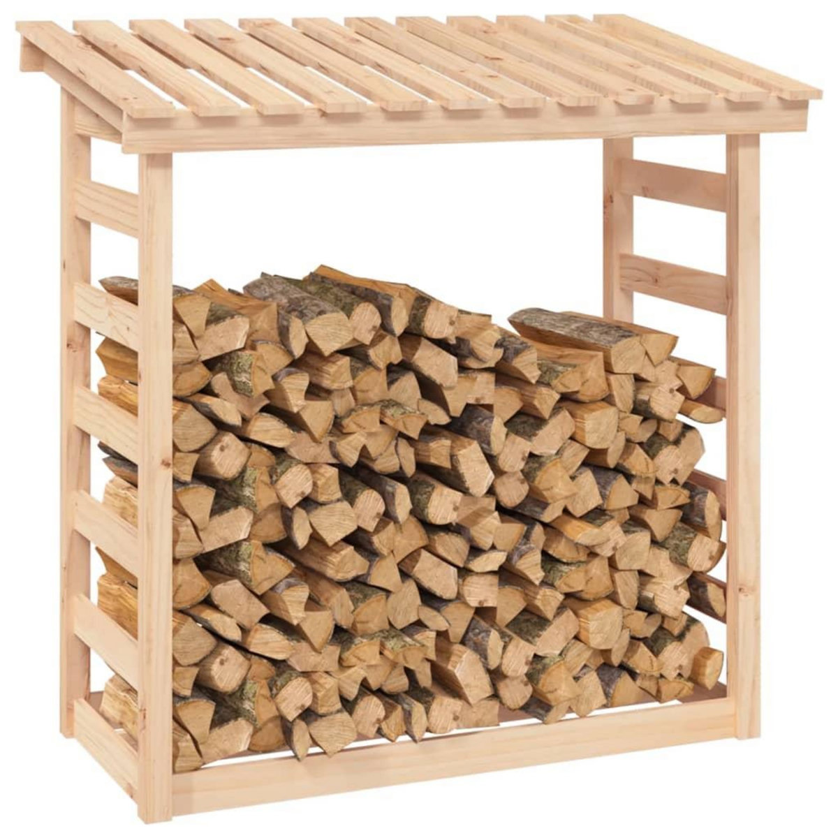 VIDAXL Support pour bois de chauffage 108x64,5x110 cm Bois de pin