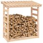 Voir la diapositive 4 : VIDAXL Support pour bois de chauffage 108x64,5x110 cm Bois de pin