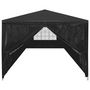 Voir la diapositive 3 : VIDAXL Tente de reception 3x12 m anthracite