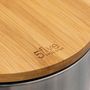 Voir la diapositive 2 : FIVE Poubelle de Salle de Bain  Bambo  3L Argent