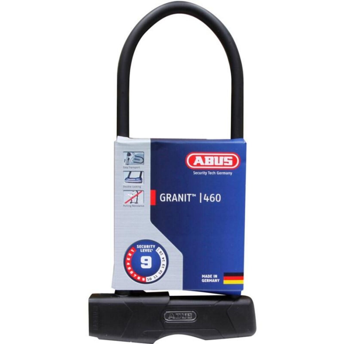 ABUS Antivol Abus U Granit 460 150HB300 + Support USH