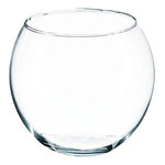 ATMOSPHERA Vase Boule en Verre  Frost  15cm Transparent