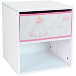 Fun House CIJEP Table de chevet enfant Licorne