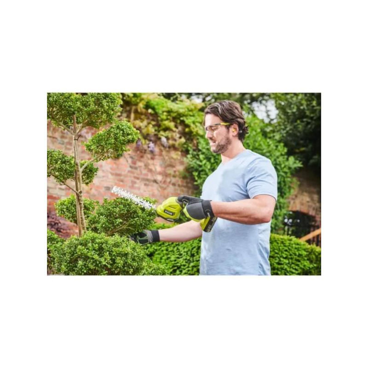 Ryobi Cisaille - Sculpteur de végétaux 18V RYOBI - Batterie 2,0Ah - Chargeur - RY18GSA-120T