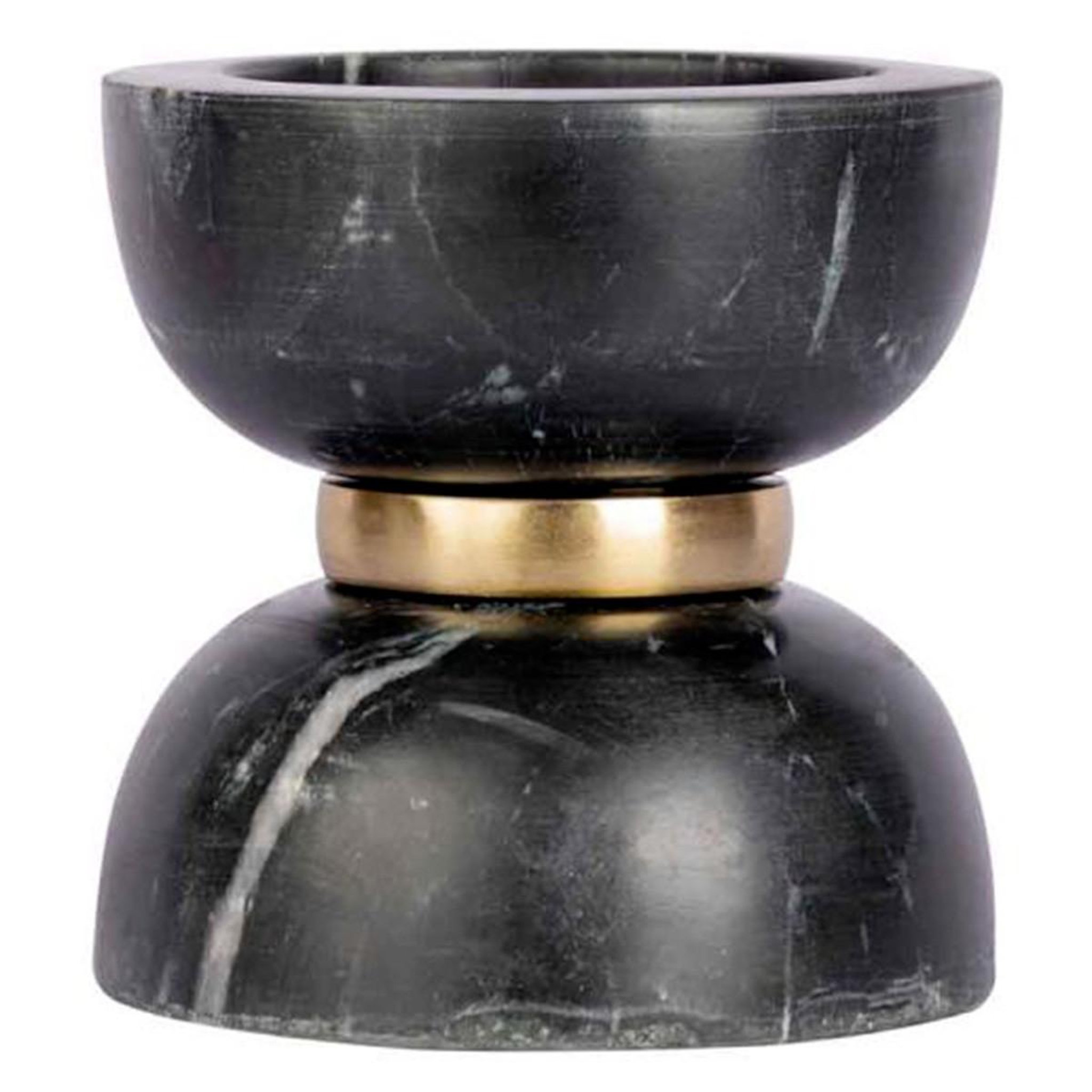 Paris Prix Bougeoir Design en Marbre  Satori  12cm Noir