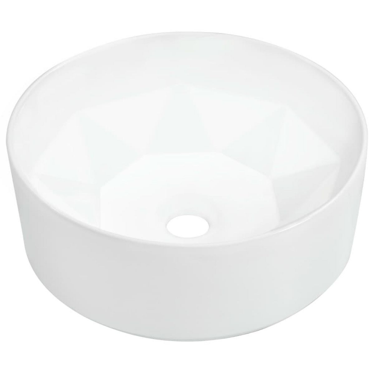 VIDAXL Lavabo 36x14 cm Ceramique Blanc