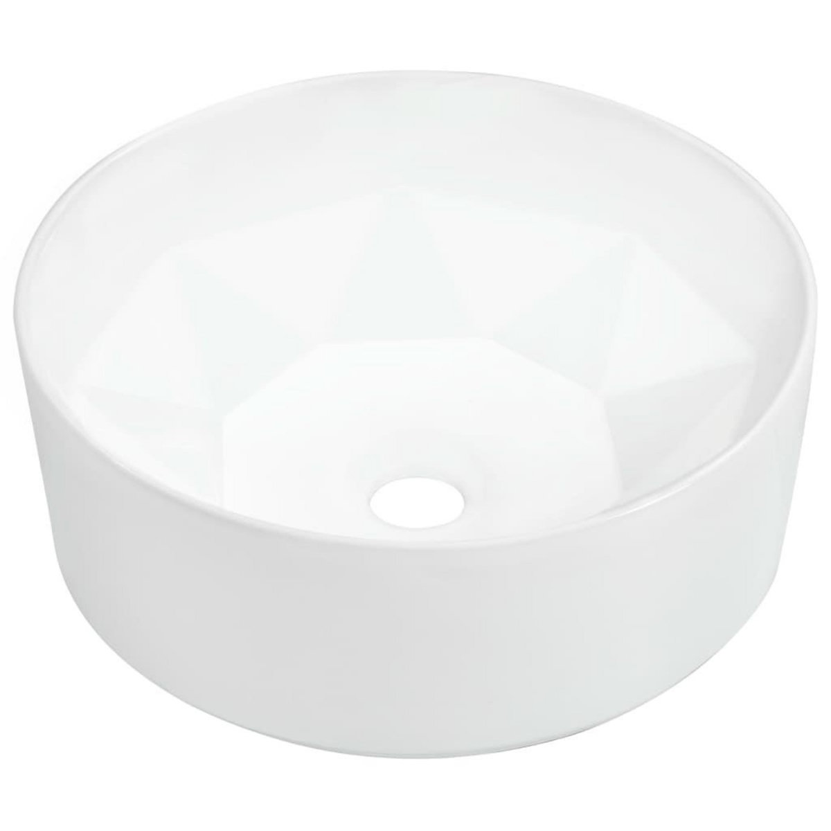 VIDAXL Lavabo 36x14 cm Ceramique Blanc
