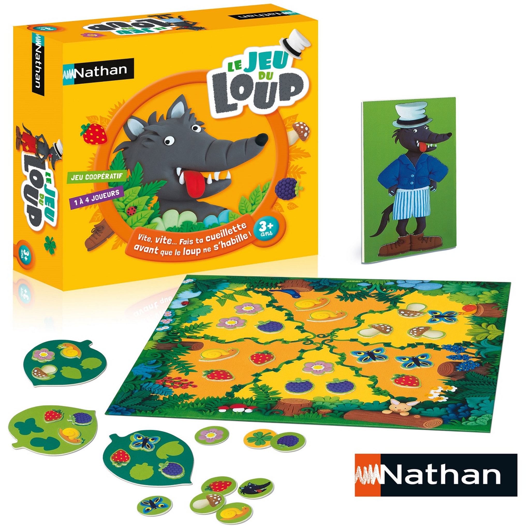 Voir la diapositive 2 : NATHAN Jeu du loup Jeu de société 