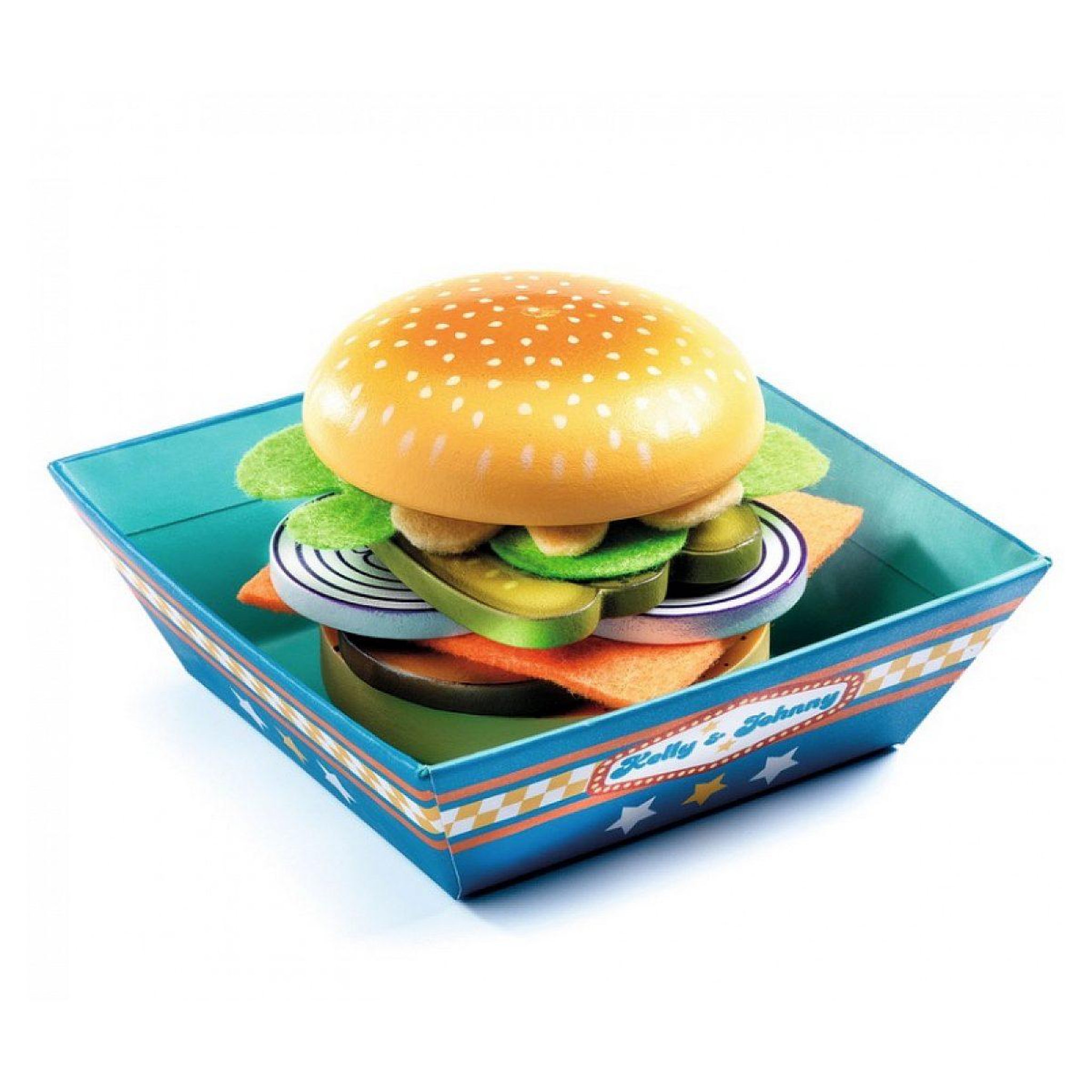 Voir la diapositive 2 : Djeco kelly et Johnny prepare tes burger
