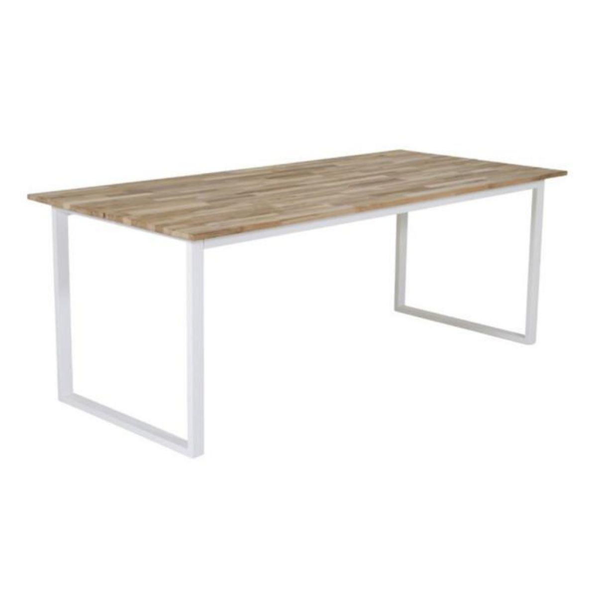 Paris Prix Table à Manger Design  Cirebon  200cm Naturel & Blanc