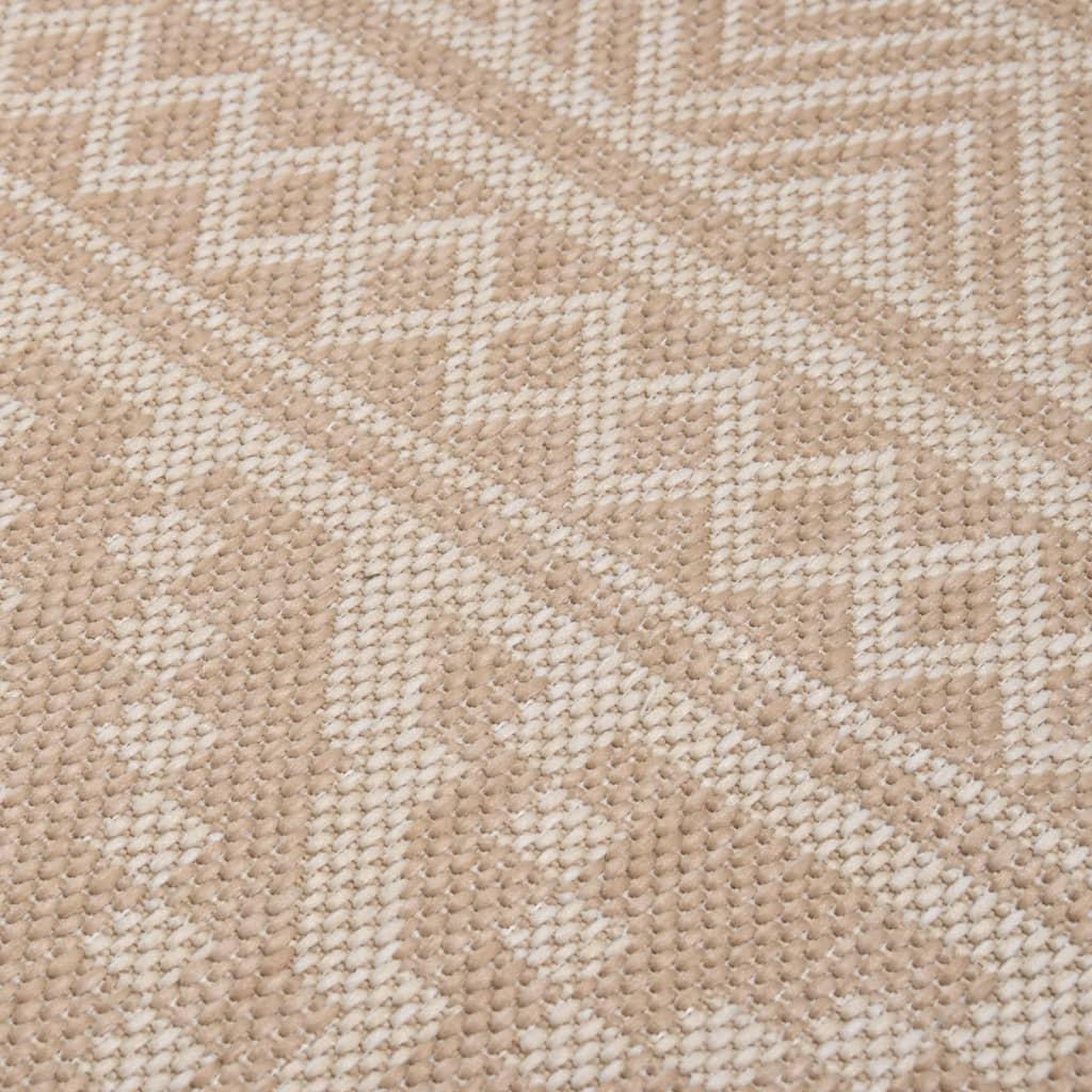 Voir la diapositive 5 : VIDAXL Tapis a tissage plat d'exterieur 200x280 cm Rayures brunes