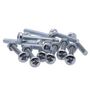 Voir la diapositive 5 :  Vis à métaux zinguée tête cylindrique bombée PZ cruciforme Vissal Ø 6x20 mm  lot de 12 vis+écrou