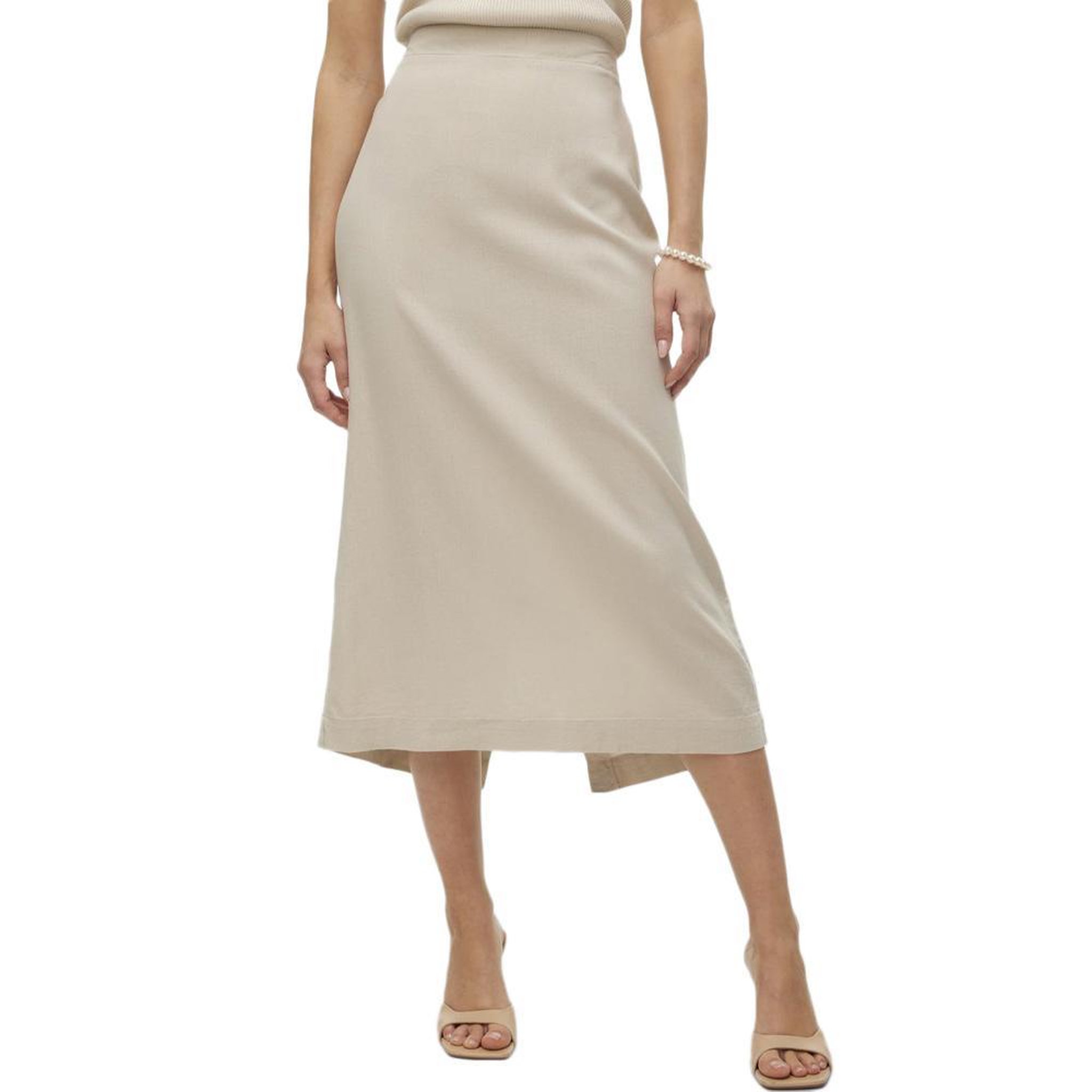 Voir la diapositive 1 : Vero Moda Jupe Beige Femme Vero Moda Mymilo Hw 7/