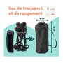 Voir la diapositive 4 : BAMBISOL BAMBISOL - Rehausseur Bébé Nomade Evolutif en Chaise Enfant - Tablette Amovible, Pliage Rapide et Compact, Sac de Transport