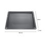 Voir la diapositive 2 : BOSCH Lèchefrites en inox émaillée - HEZ541000