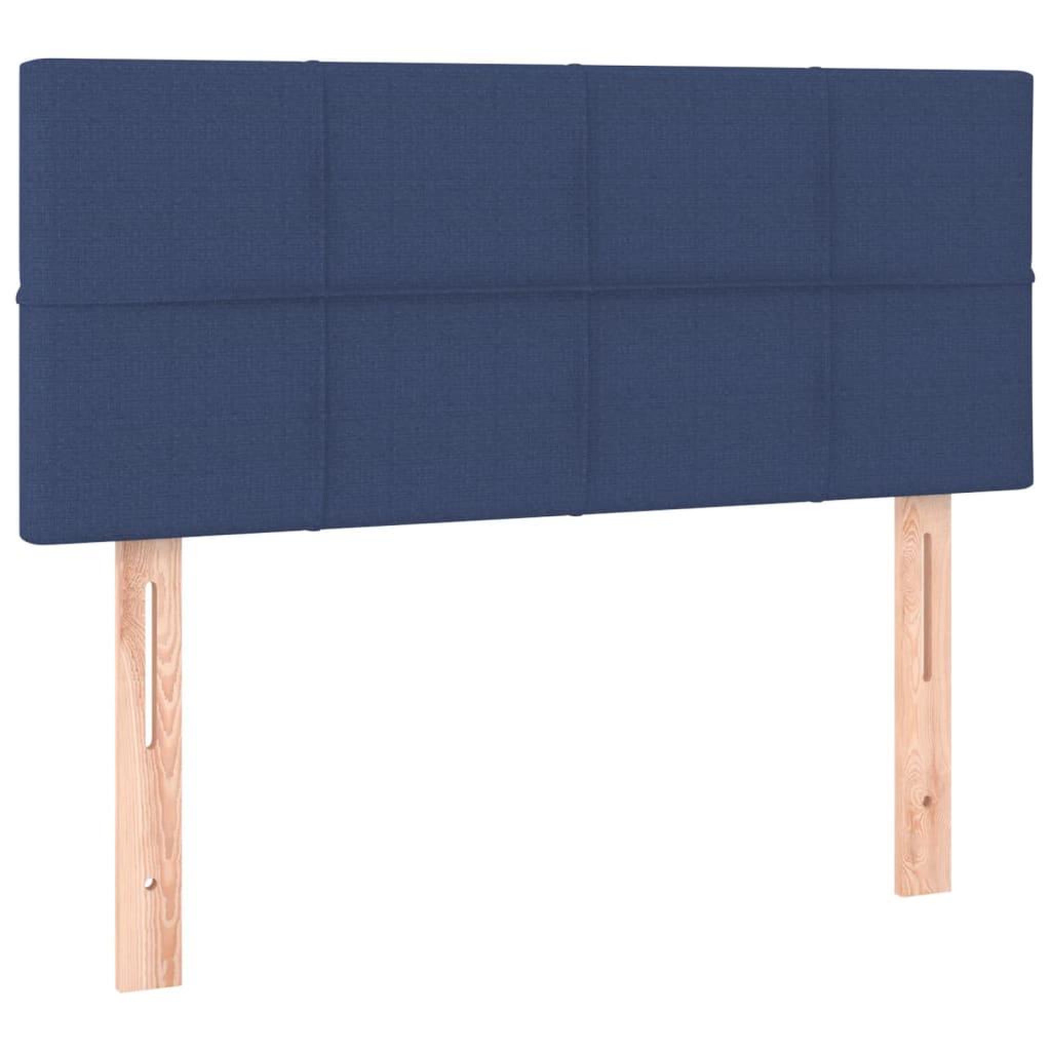 Voir la diapositive 2 : VIDAXL Tete de lit Bleu 100x5x78/88 cm Tissu