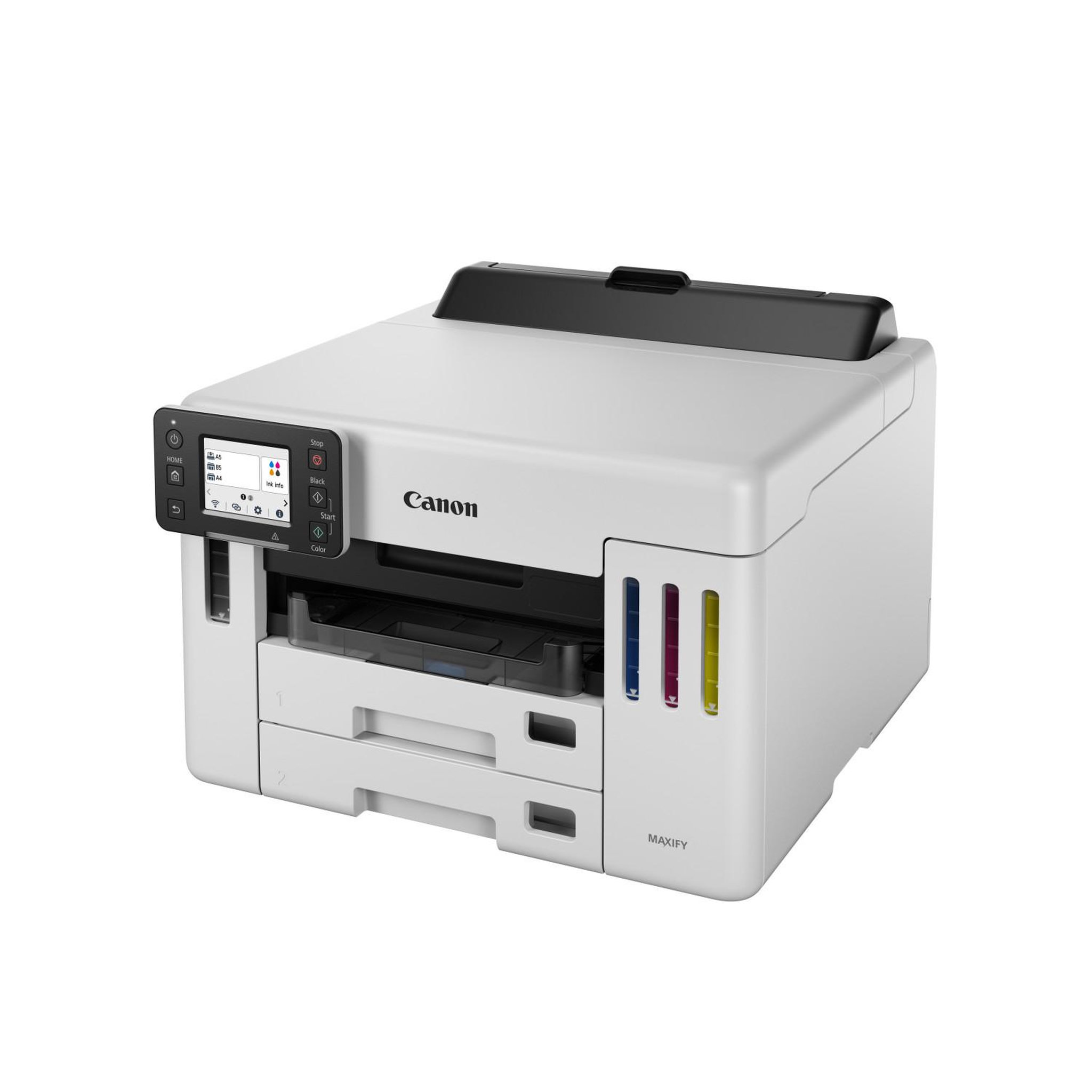 Voir la diapositive 3 : Canon Imprimante multifonction Canon MAXIFY GX5550 avec impression couleur, duplex et écran tactile