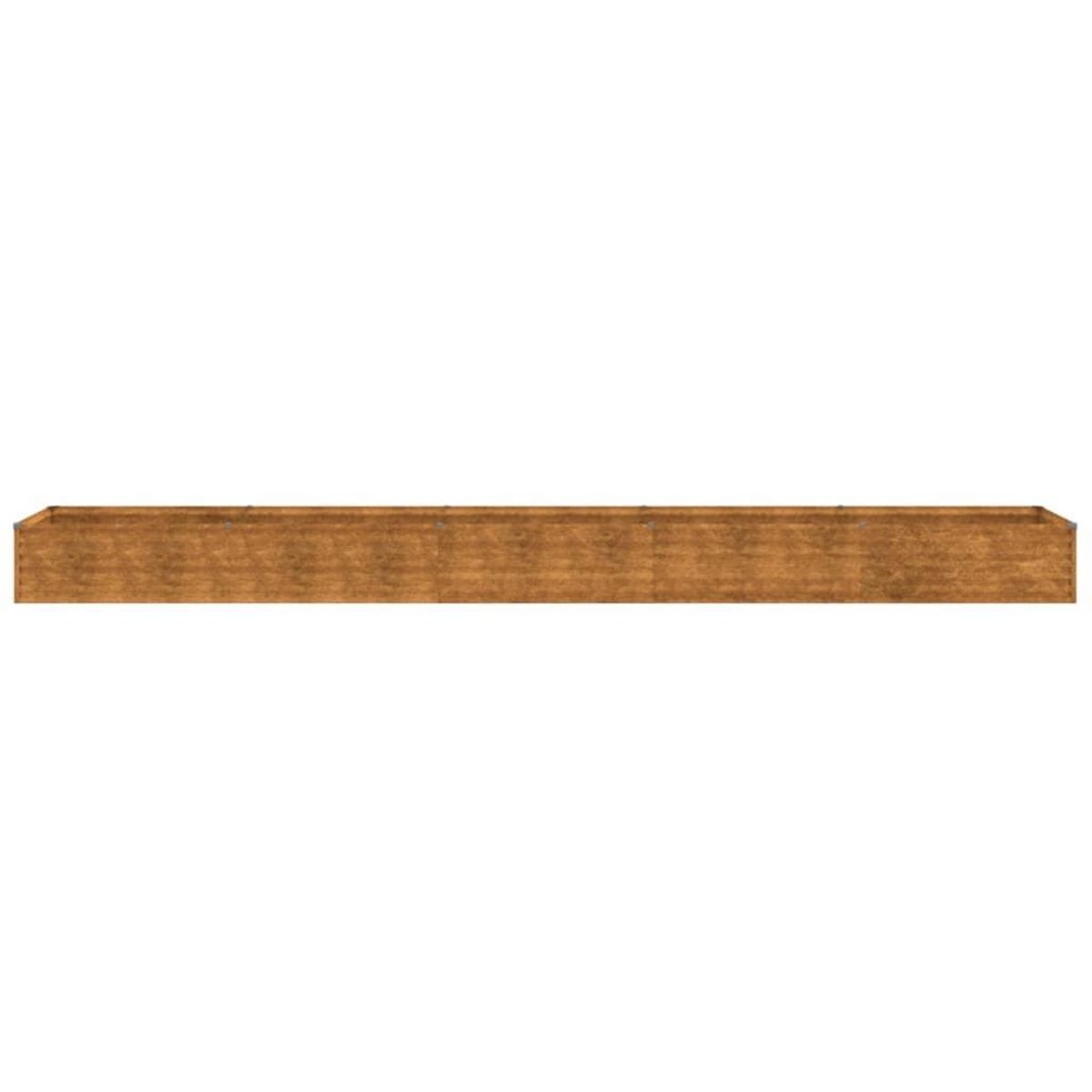 VIDAXL Lit sureleve de jardin 482x50x36 cm acier corten