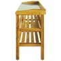 Voir la diapositive 5 : VIDAXL Banc a jardiniere avec 2 etageres Bois massif d'acacia et zinc