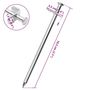 Voir la diapositive 6 : VIDAXL Piquets de tente 24 pcs 19,5 cm 8 mm acier galvanise