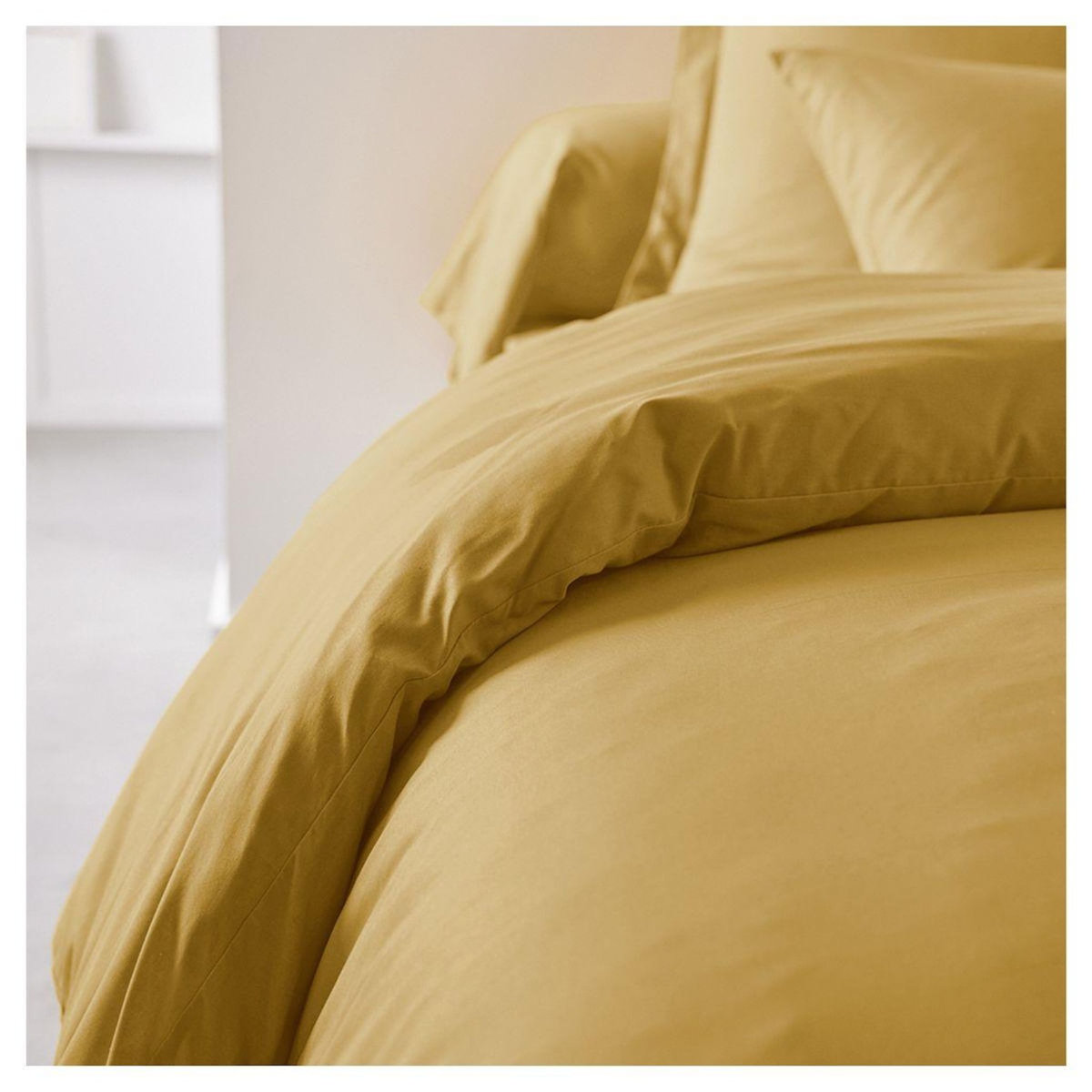 TODAY Housse de Couette unie en Coton 57 fils