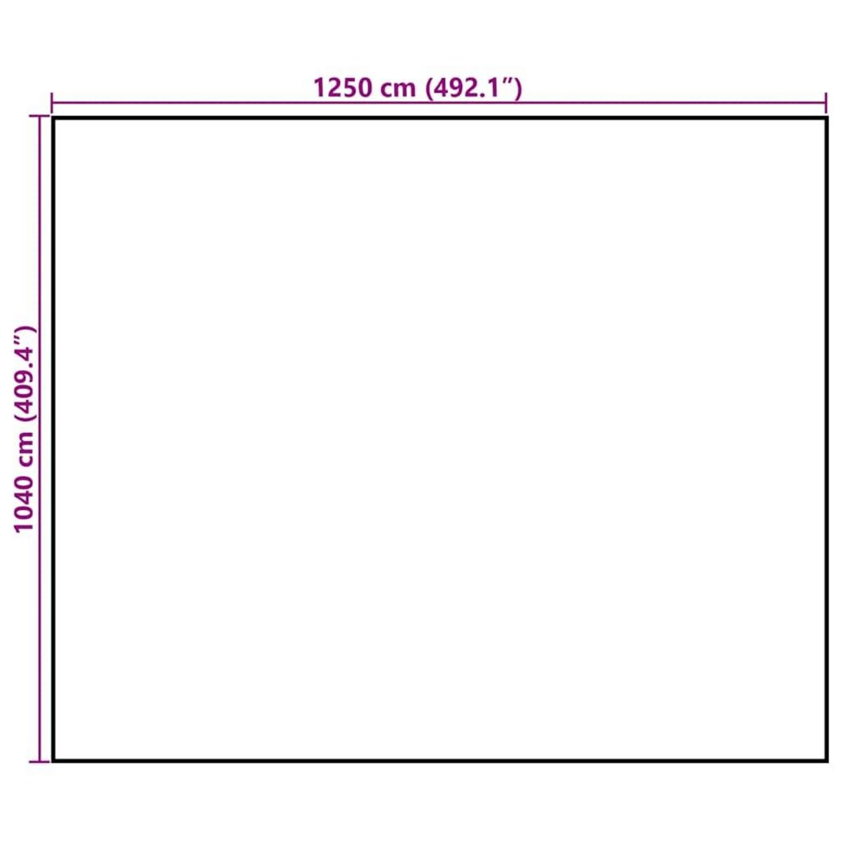 VIDAXL Bache a foin 10,4x12,5 m 140 g/m² polypropylene