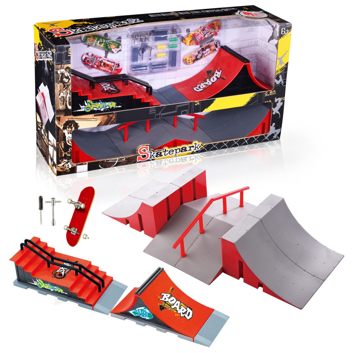 Coffret cadeau Géant Skatepark 2 rampes - 6303501005