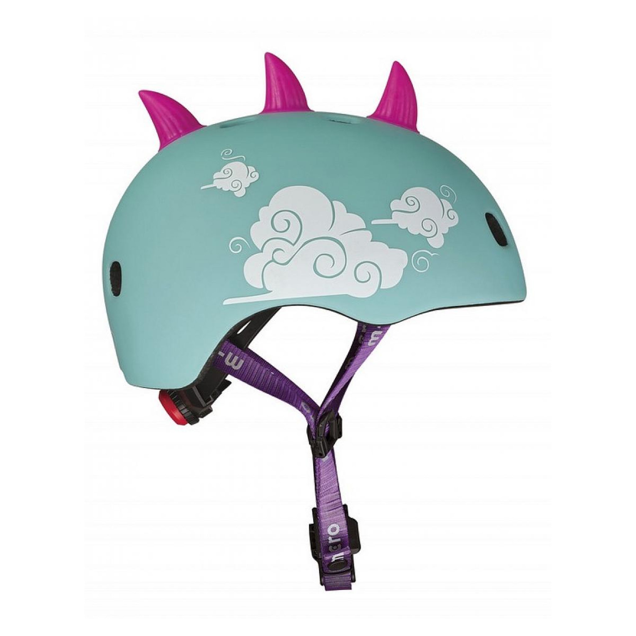 Voir la diapositive 2 : Micro Casque velo et trottinette dragon 3D taille M