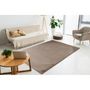 Voir la diapositive 4 : Paris Prix Tapis Uni Doux à Poils Longs  Rabbit  Taupe