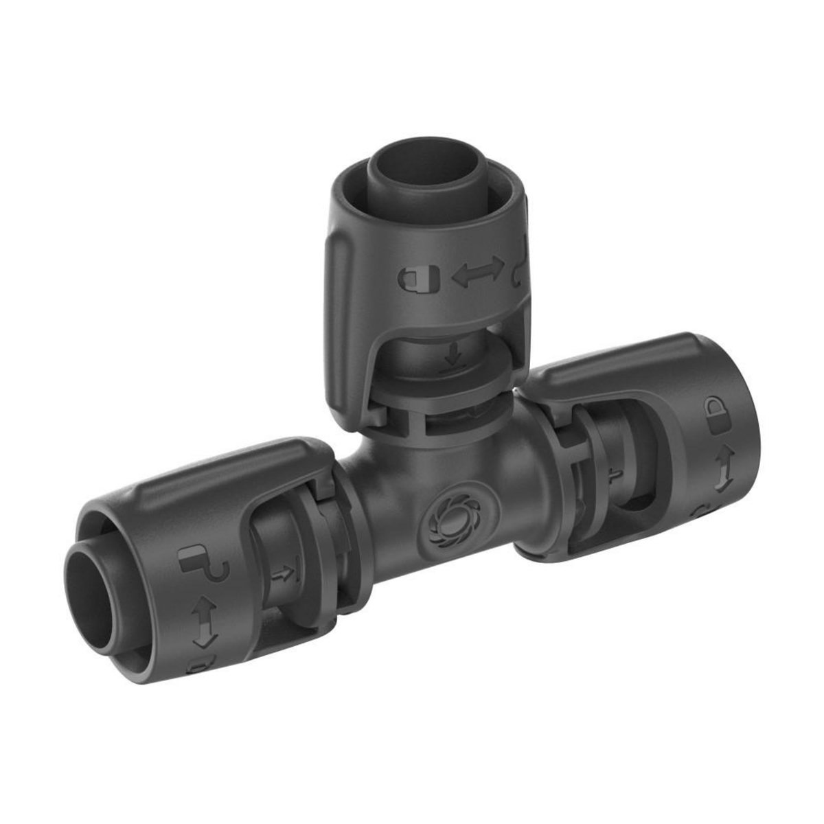 Gardena Dérivations de raccordement en T 13 mm - Quick & Easy - Boîte de 5 pièces