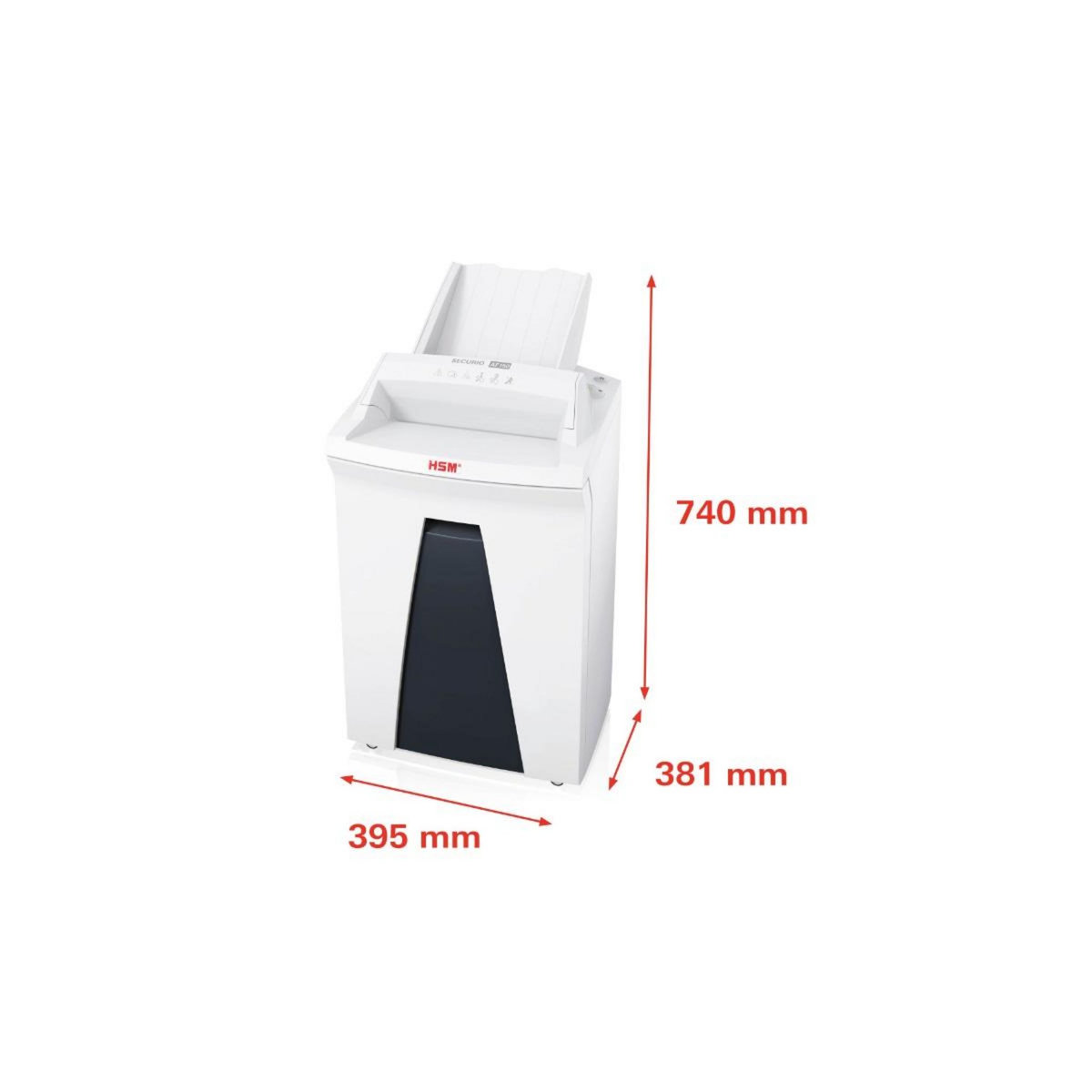 Hsm Destructeur de documents 6-7 feuilles coupes particules 1,9x15mm - 2082111