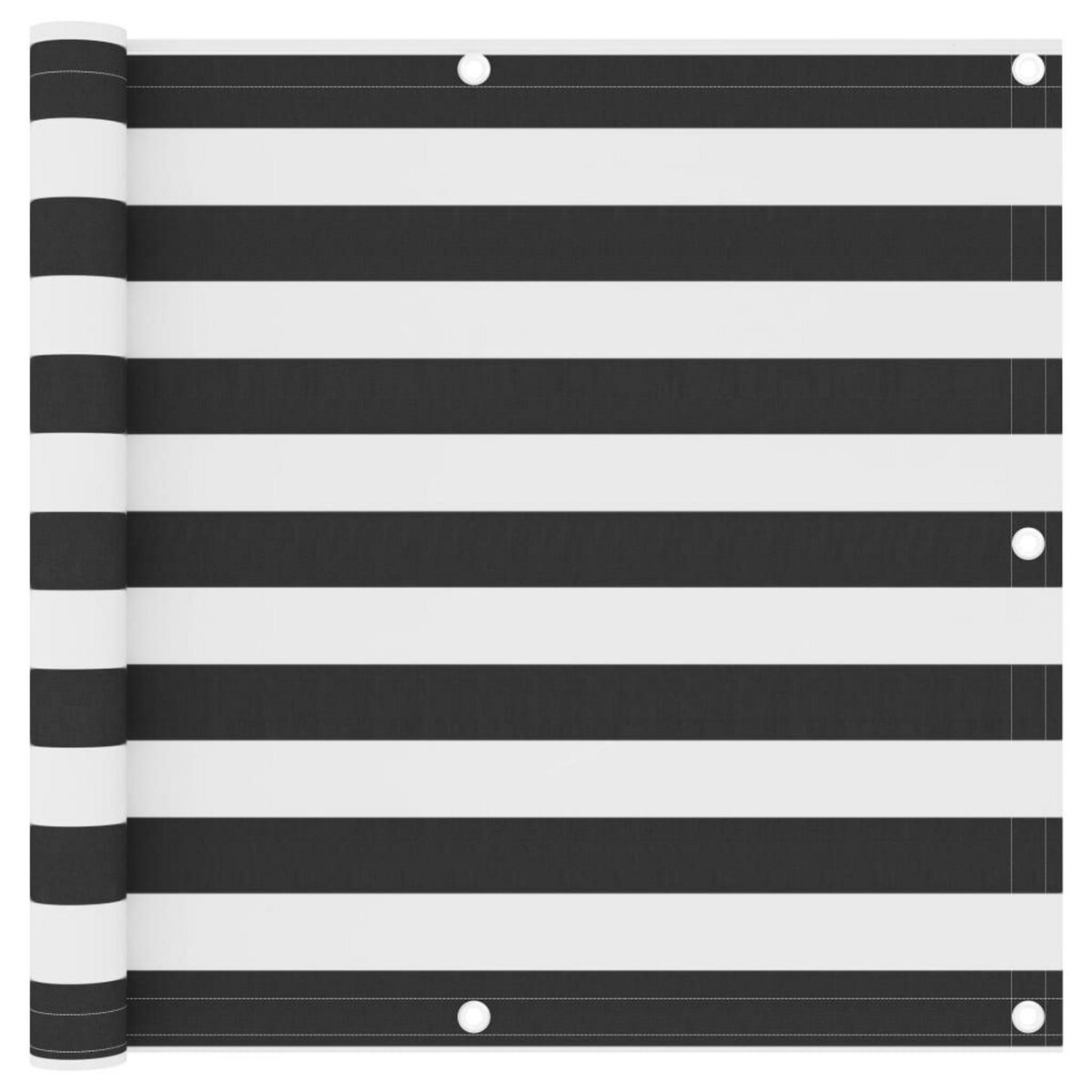 VIDAXL Ecran de balcon Anthracite et blanc 90x400 cm Tissu Oxford