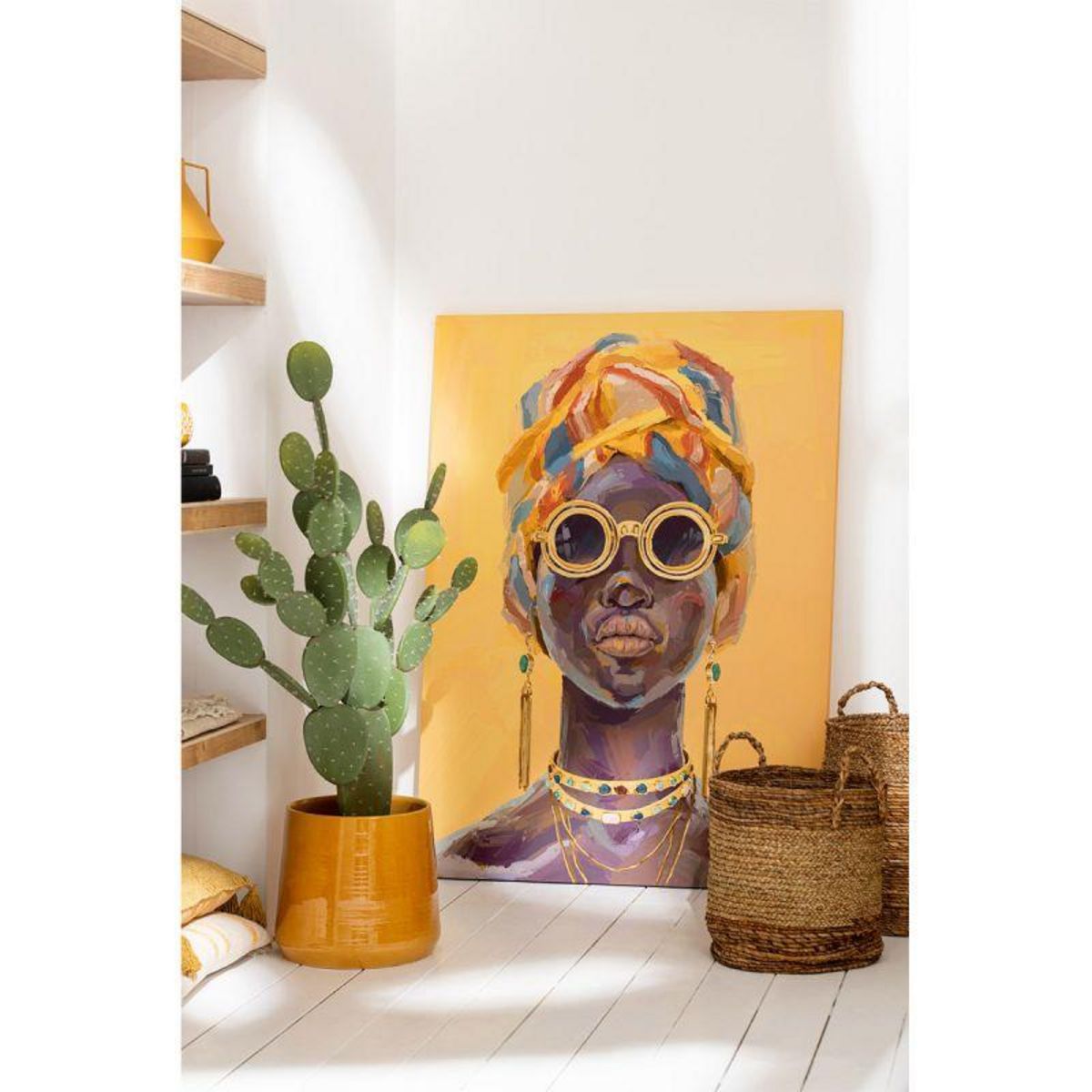 Paris Prix Lot de 3 Paniers de Rangement  Lucie  58cm Naturel