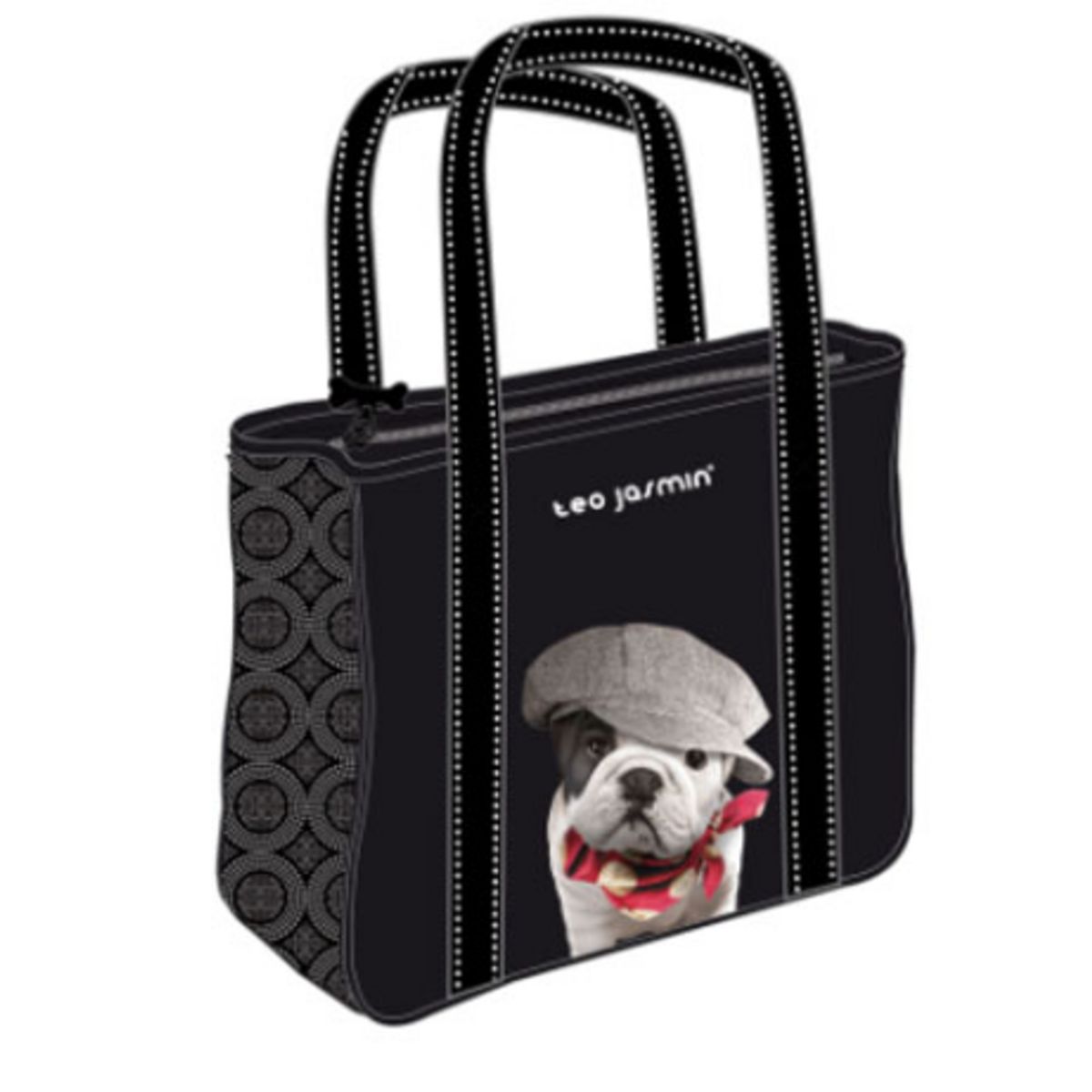 Sac shopping Teo Jasmin noir