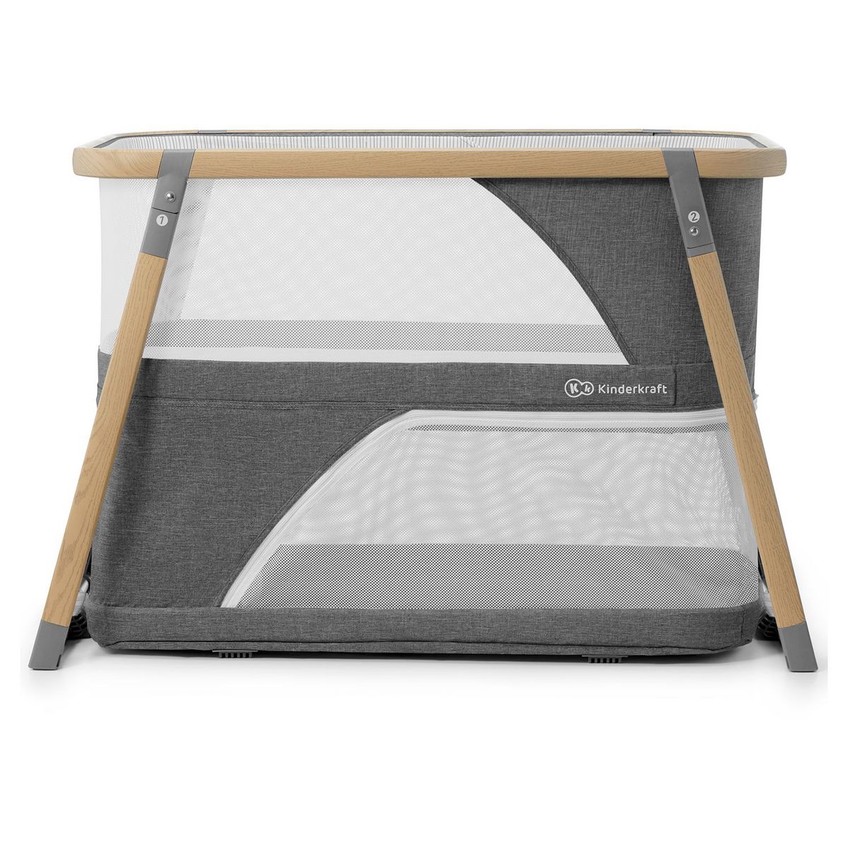 KINDERKRAFT Lit de voyage Sofi gris bébé
