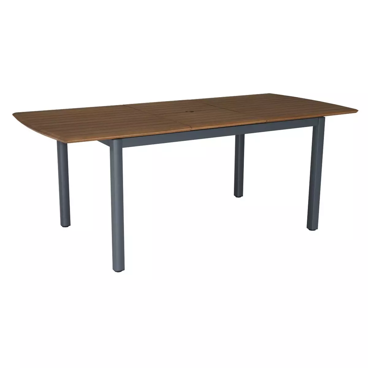 GARDENSTAR Table de jardin extensible 150/200x90cm aluminium bois SYDNEY