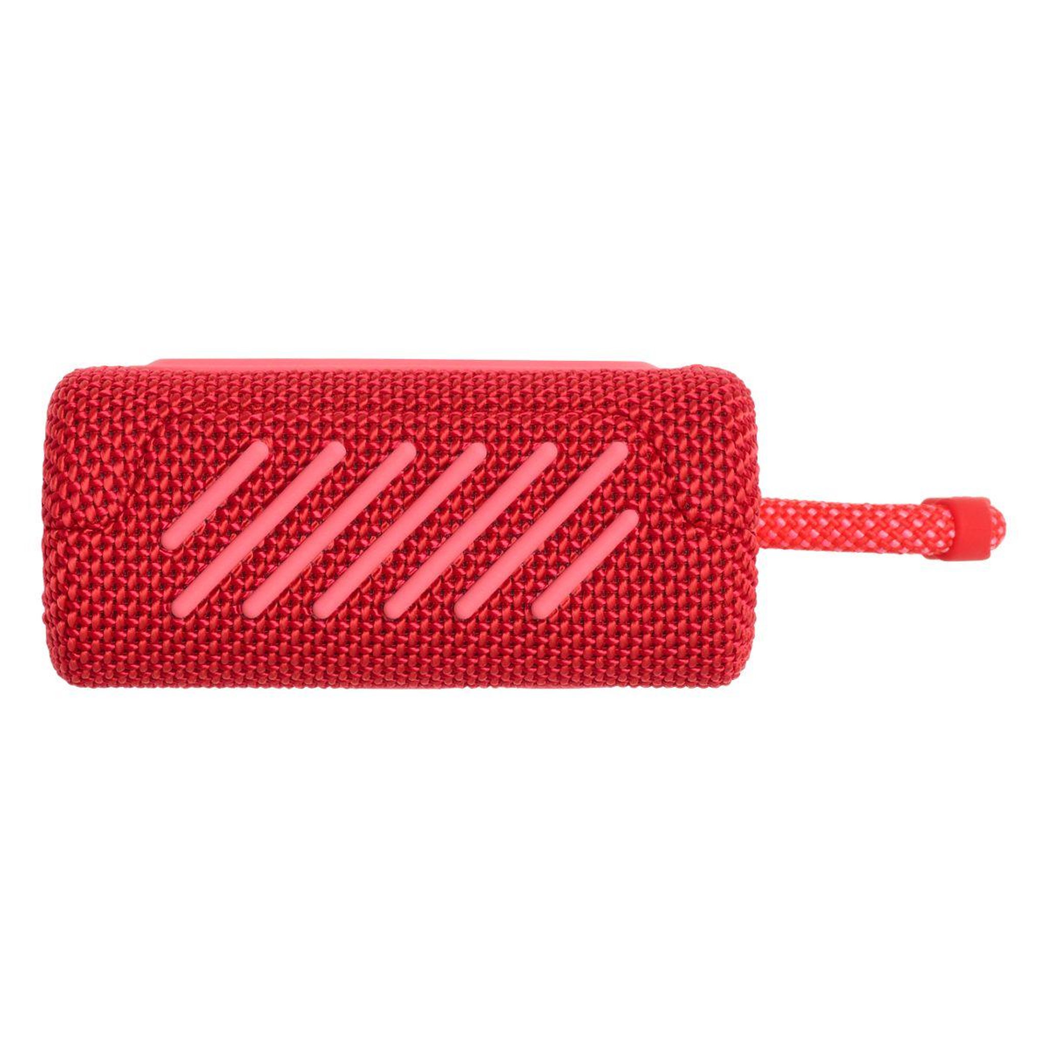 Voir la diapositive 4 : JBL Enceinte portable Go 3 Rouge