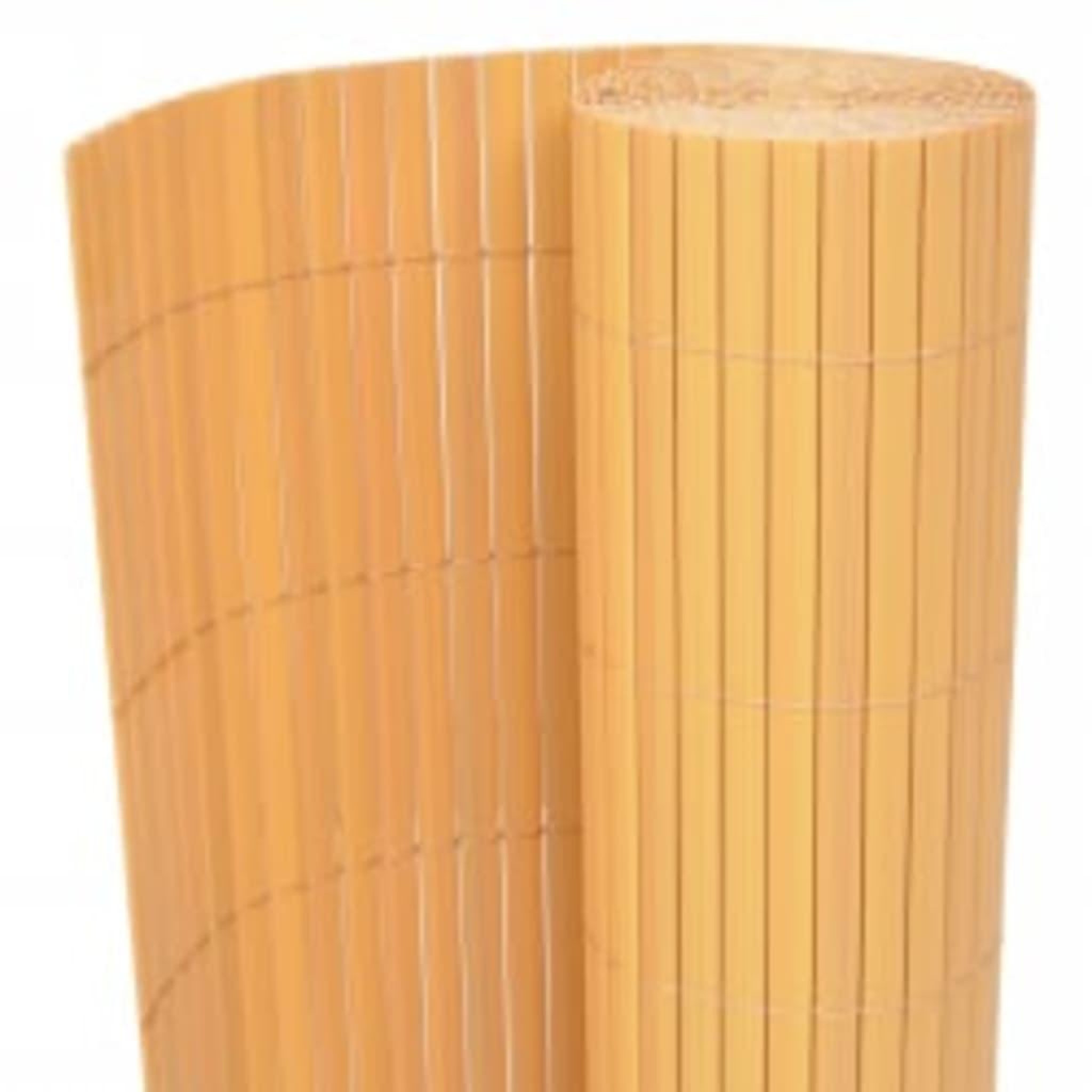 Voir la diapositive 2 : VIDAXL Cloture de jardin double face 110x500 cm Jaune