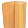 Voir la diapositive 2 : VIDAXL Cloture de jardin double face 110x500 cm Jaune
