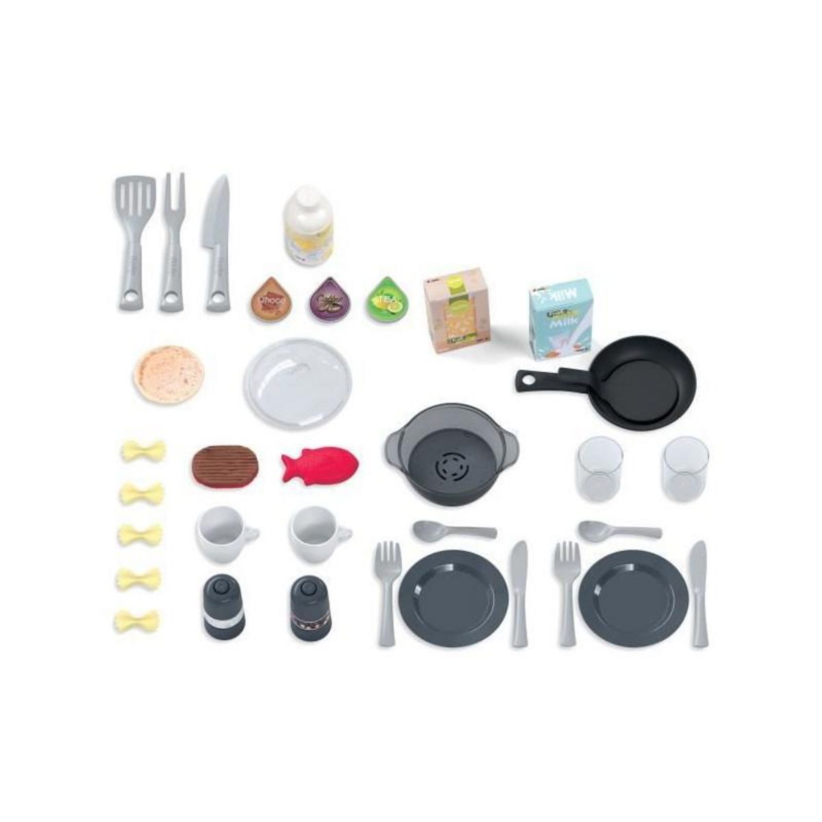 SMOBY Tefal cuisine studio xl bubble avec fonction magic bubble - 34 accessoires- des 3 ans