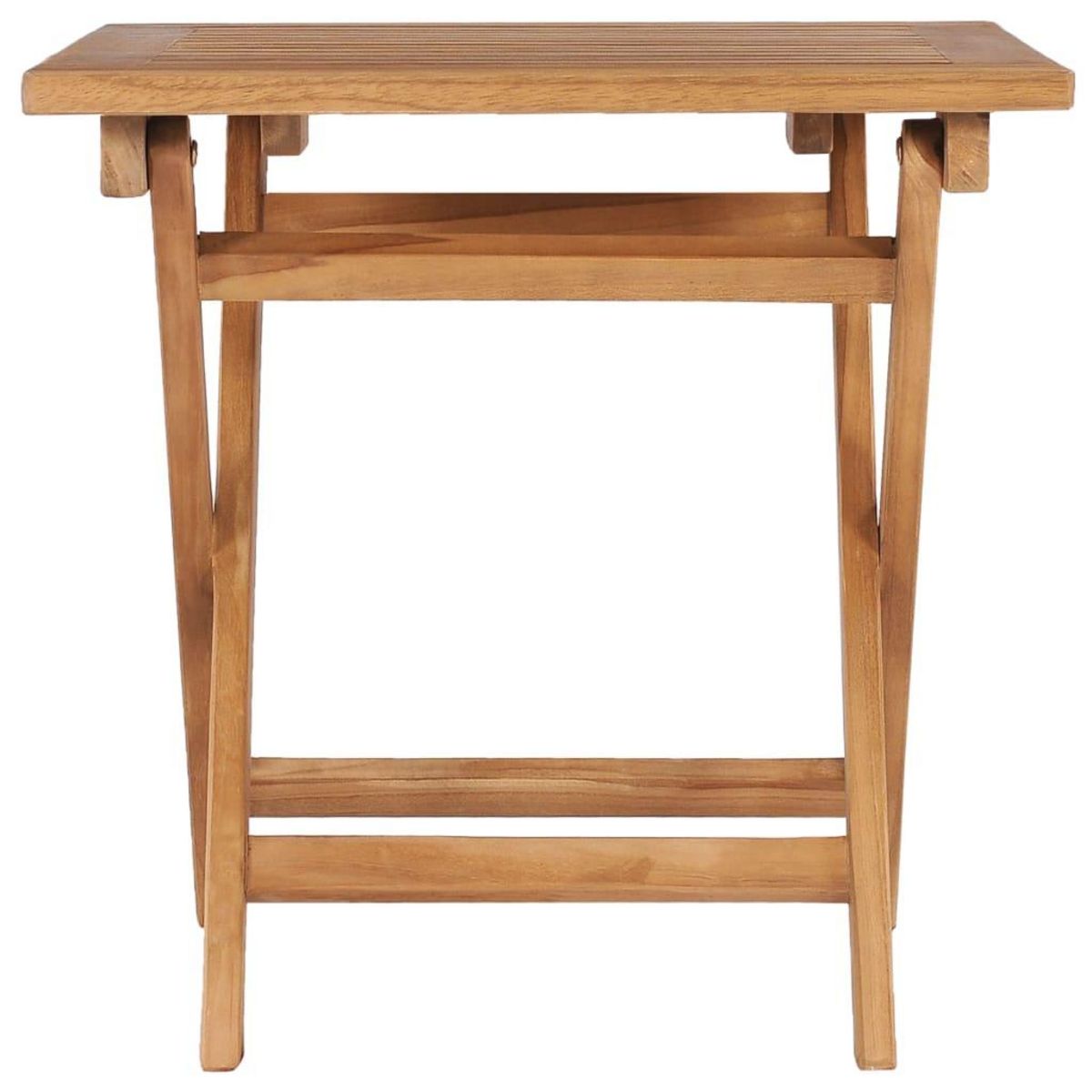 VIDAXL Table pliable de jardin 45x45x45 cm Bois de teck solide