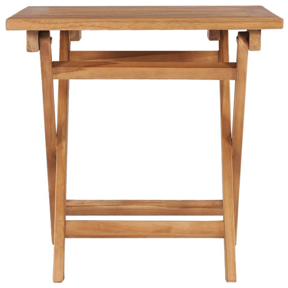 VIDAXL Table pliable de jardin 45x45x45 cm Bois de teck solide