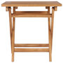 Voir la diapositive 3 : VIDAXL Table pliable de jardin 45x45x45 cm Bois de teck solide